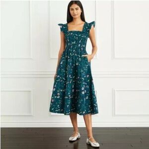 Hill House Ellie Nap Dress - moody floral